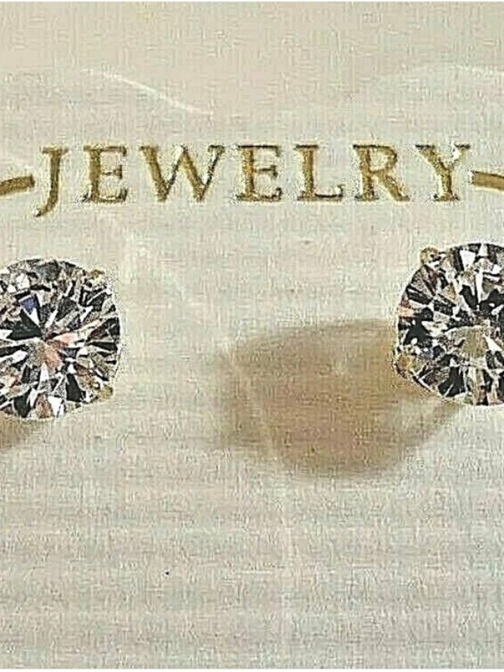 1.00 CT ROUND CUT VVS1/D LAB CREATED STUD EARRINGS 6MM 10K SOLID YELLOW GOLD